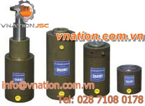hydraulic cylinder / telescopic / single-acting