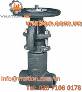gate valve / manual / shut-off / pressure seal