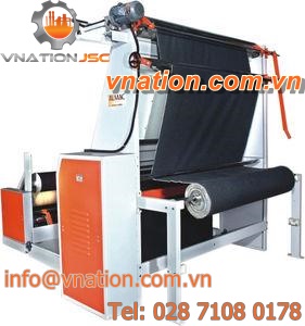 fabric roll packaging machine / film / semi-automatic / for the textile industry