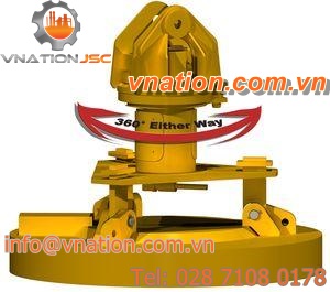 electro lifting magnet / for materials handlers / circular