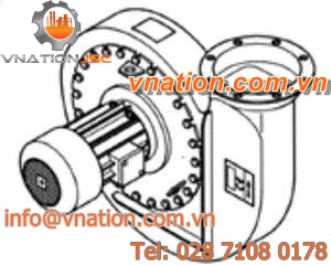 radial fan / direct-drive / industrial