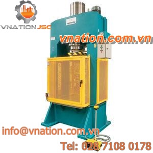 hydraulic press / with heating plates / vertical / for production