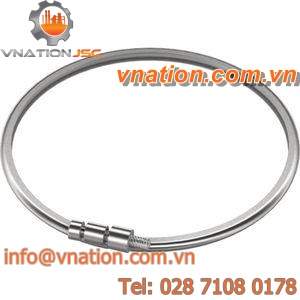 stainless steel hose clamp / for industrial use
