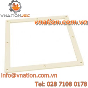 rectangular seal / flange / silicone / NBR