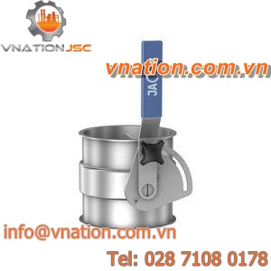 poppet valve / manual / shut-off / foodstuffs