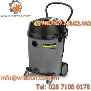 wet and dry vacuum cleaner / electric / industrial / with self-cleaning filter