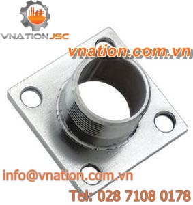 pipe flange / stainless steel / square