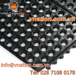 anti-fatigue mat / anti-slip / rubber / wet area