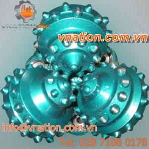 down-the-hole drill bit / with buttons / for tunneling / for drifting