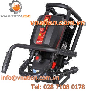 portable chamfering machine / sheet metal / for pipe ends