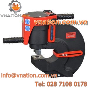 hydraulic punching unit / manual / plate / double punch