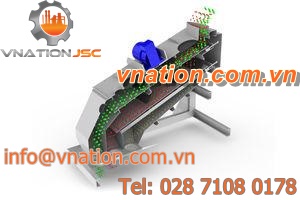 circular vibrating screener / for bulk materials / drainage