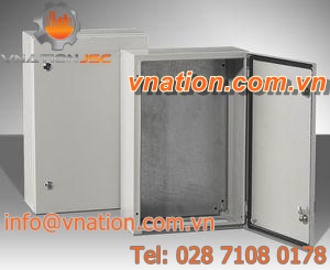 wall-mount enclosure / IP66 / steel / single-door