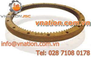 straight-toothed gear / internal / flange