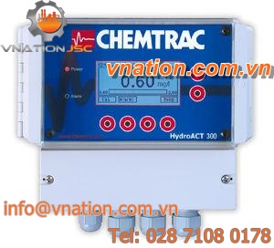 chlorine analyzer / for integration / temperature control