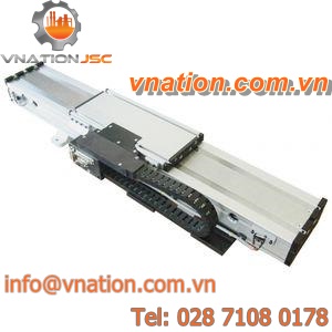 linear actuator / double-rod / with servo-motor / slide