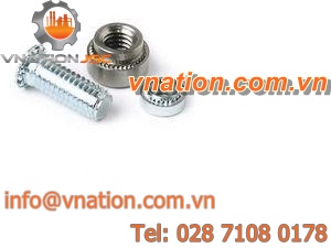 crimp-on stud / stainless steel