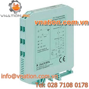 DIN rail mount temperature transmitter / 4-20 mA / analog / intrinsically safe