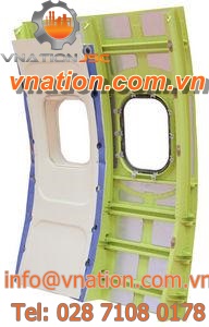 thermal insulation panel / flat / composite