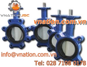 butterfly valve / pneumatic / shut-off / foodstuffs