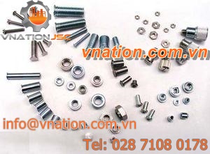 crimp-on stud / steel