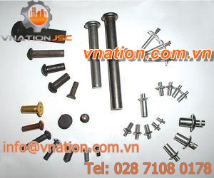 standard rivet / button head / aluminum / hollow