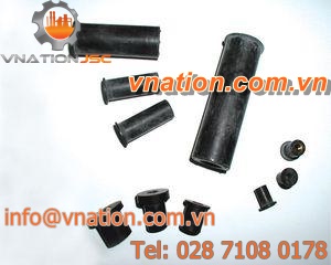 threaded insert / neoprene / round / anti-vibration