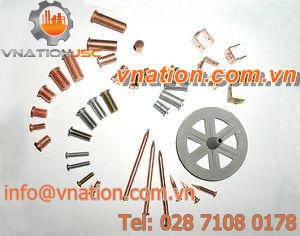 threaded stud / butt weld / steel