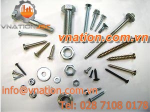 countersunk head screw / self-tapping / metal