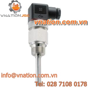 resistance temperature sensor / platinum resistive / for liquids