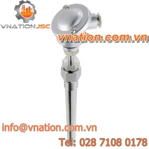 resistance temperature sensor / for exhaust gas