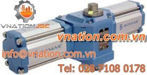 pneumatic valve actuator / linear / double-acting / single-acting