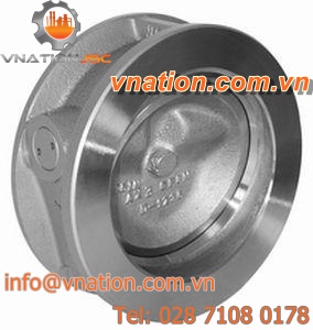 spring check valve / for gas / for steam / for liquids