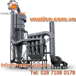 cyclone dust collector / pulse-jet backflow / compact / high-efficiency