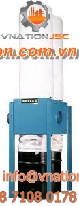 bag dust collector / pneumatic backblowing / compact / stand-alone