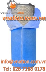 gas filter / air / cartridge / panel