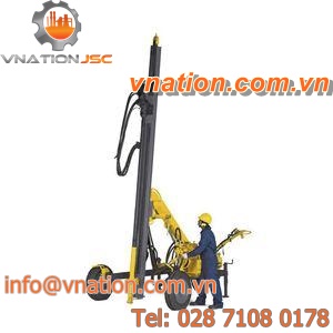 multi-function drilling rig / wheel-mounted / down-the-hole / pneumatic