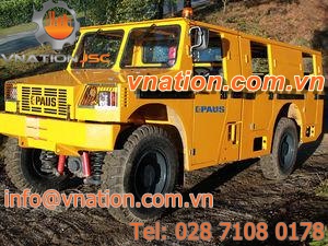 multi-function utility vehicle / diesel / van / for underground mining