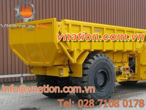 tipper dump trailer / single-axle / monocoque