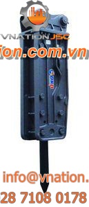 hydraulic breaker / for small carriers / submersible