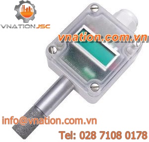 relative humidity transmitter / duct-mount / high-precision