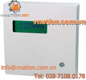concentration detector / carbon dioxide / infrared / with LCD display