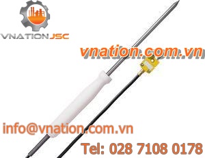 J type thermocouple / K type / fixed / immersion