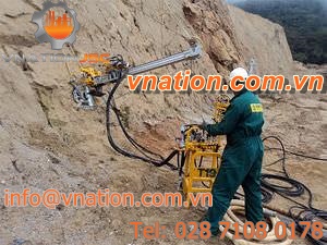 micropile drilling rig / fixed / rotary