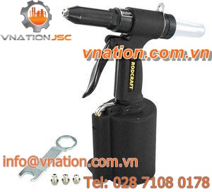 hydro-pneumatic riveter / for blind rivets