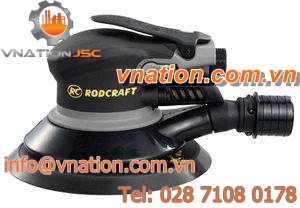 orbital sander / pneumatic / central vacuum-compatible / lightweight