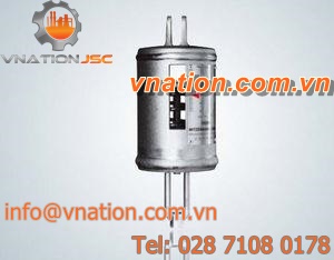 cylindrical anti-vibration mount / metallic cushion damper / for pipework