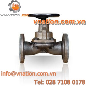 diaphragm valve / manual / control / carbon steel