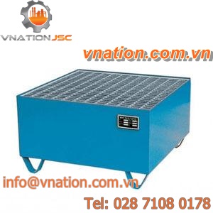 multi-use containment bund / 1-drum / steel / rigid