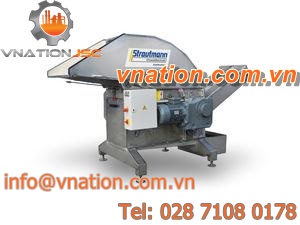 single-shaft shredder / for PET bottles / compact